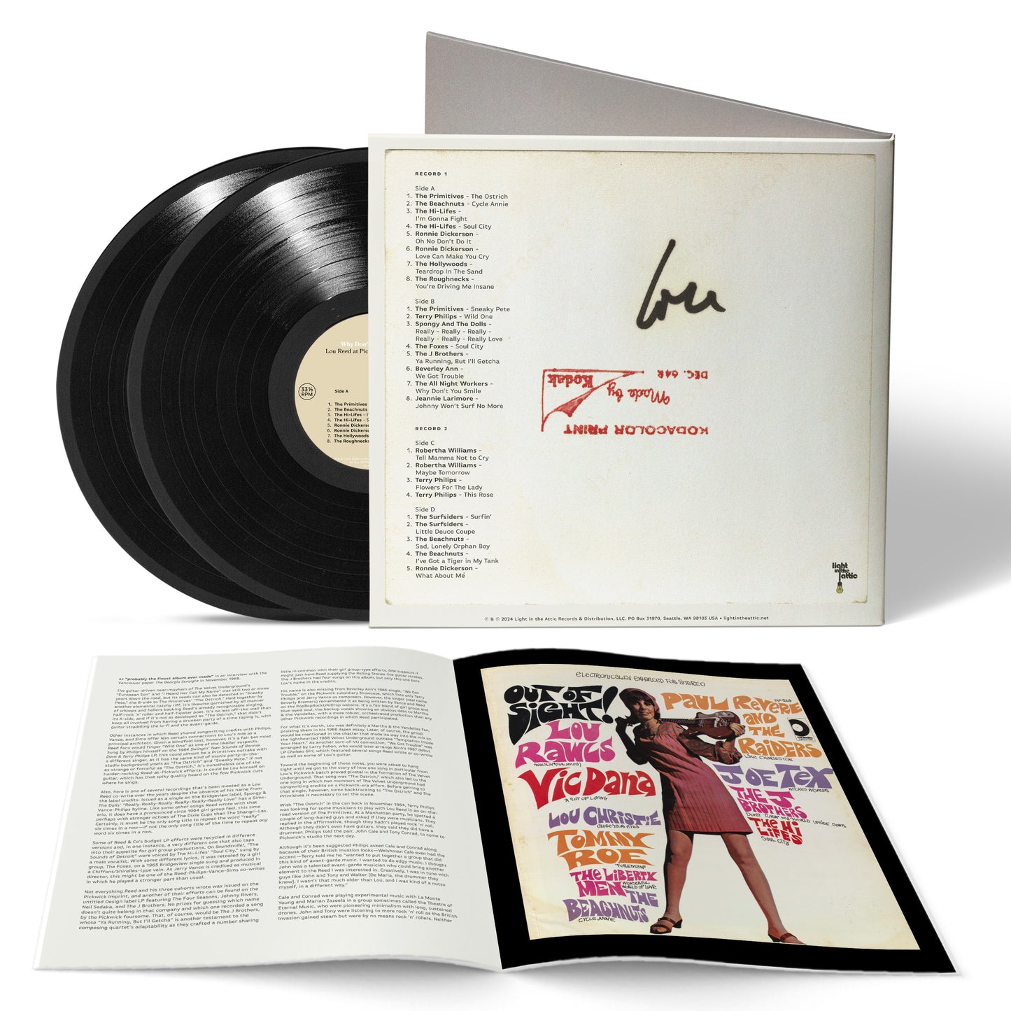 Why Don't You Smile Now: Lou Reed at Pickwick Records 1964-65 - Standard Black 2LP