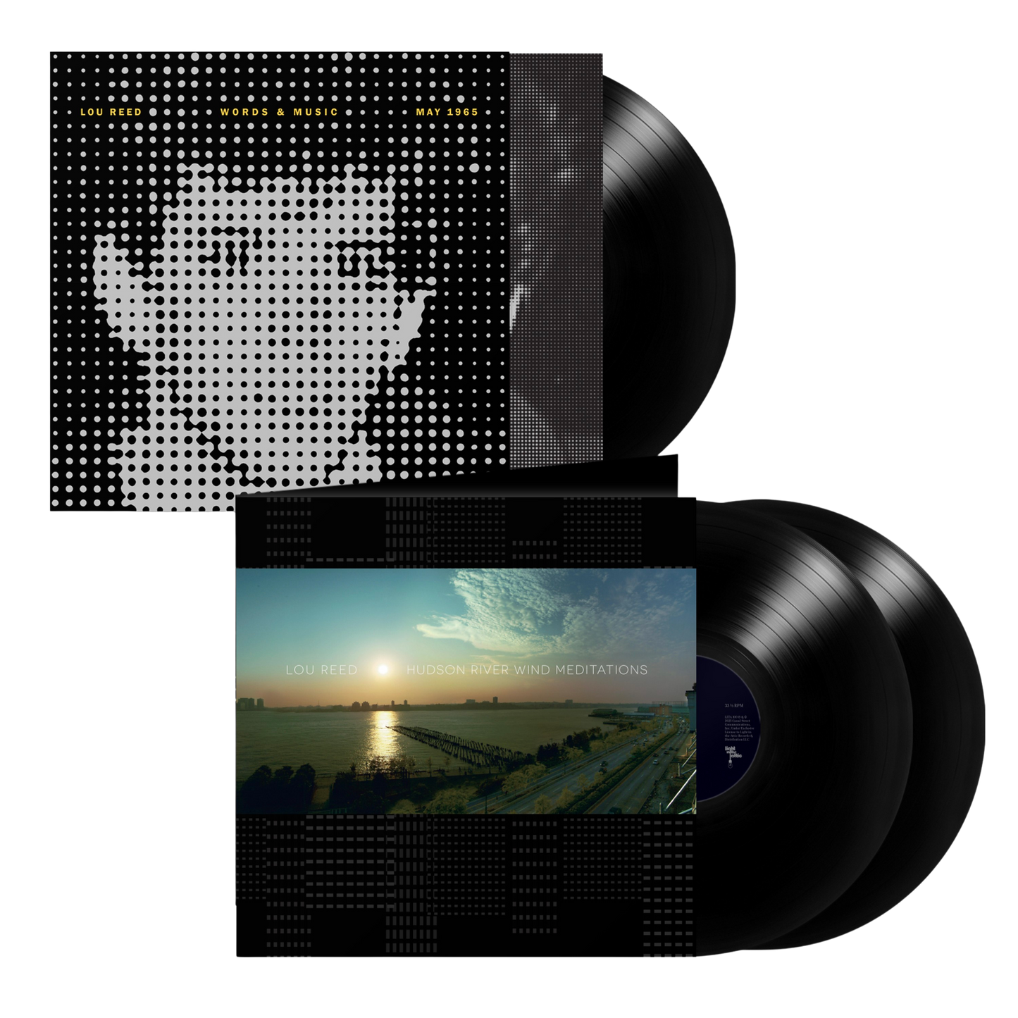 Hudson River Wind Meditations + Words & Music, May 1965 - LP Bundle with Black Wax