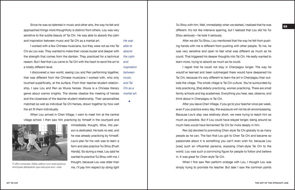 The Art of the Straight Line: My Tai Chi (Book)