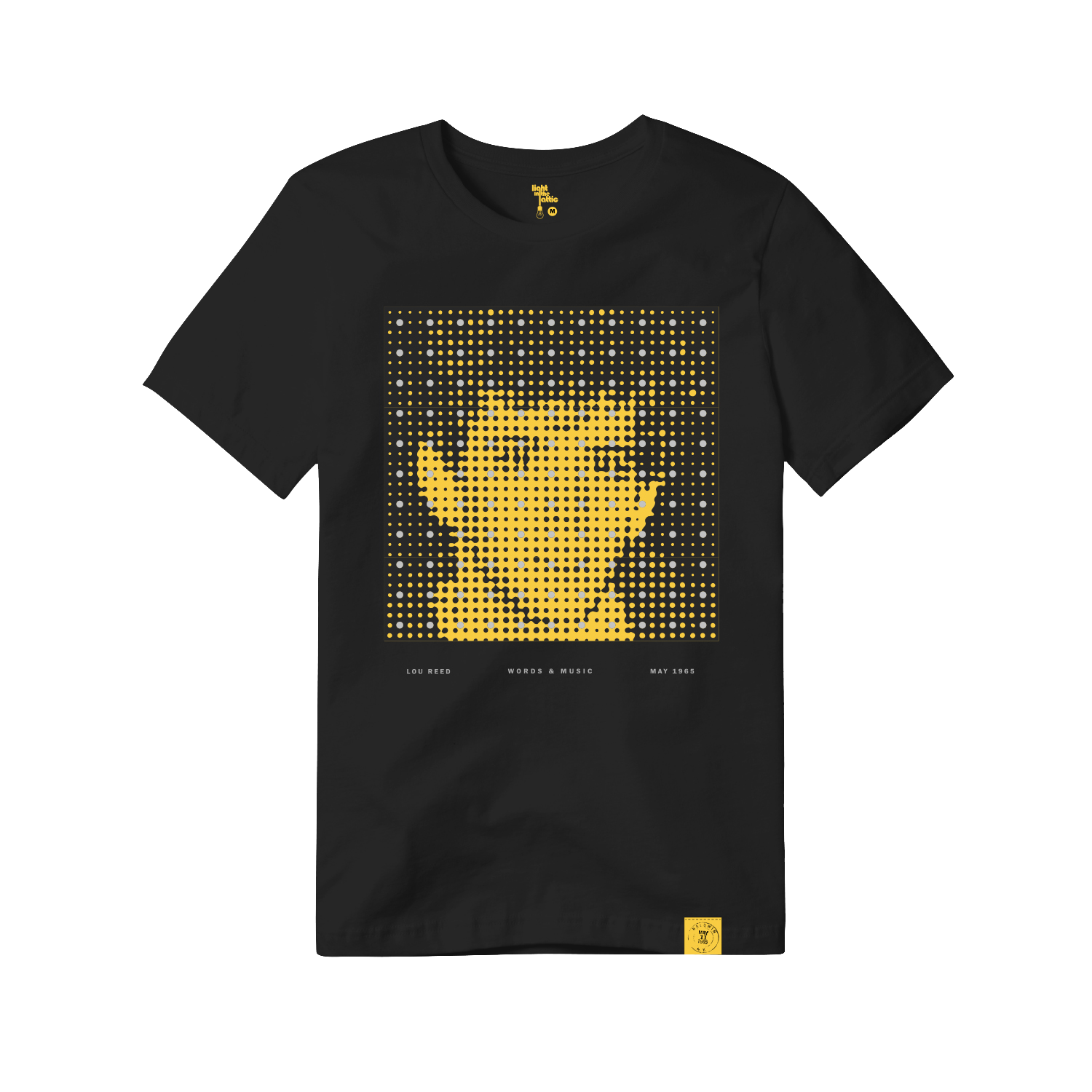 Words & Music, May - Black T-Shirt – Lou Reed