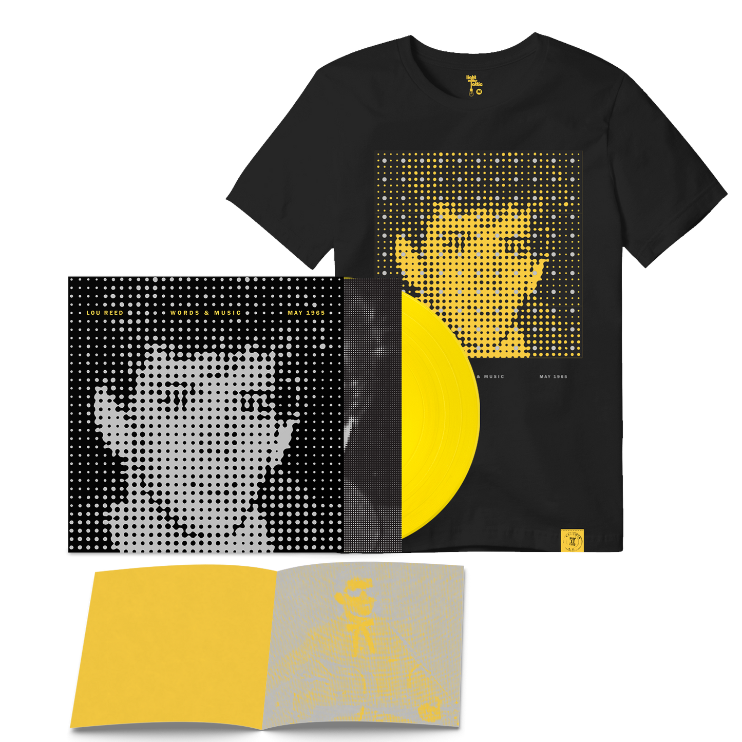 Words & Music, May 1965 -  T-Shirt + Standard Bright Yellow LP Bundle